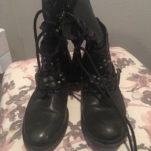 Steve Madden combat boots